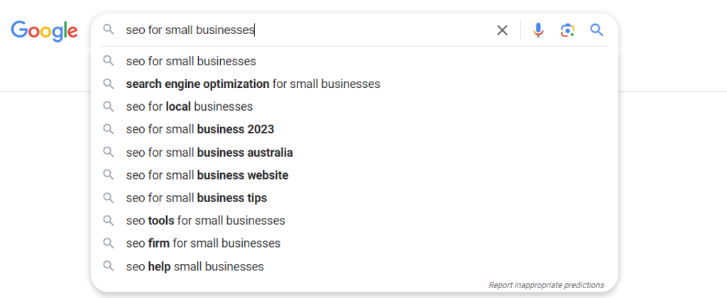 how to do seo for small business