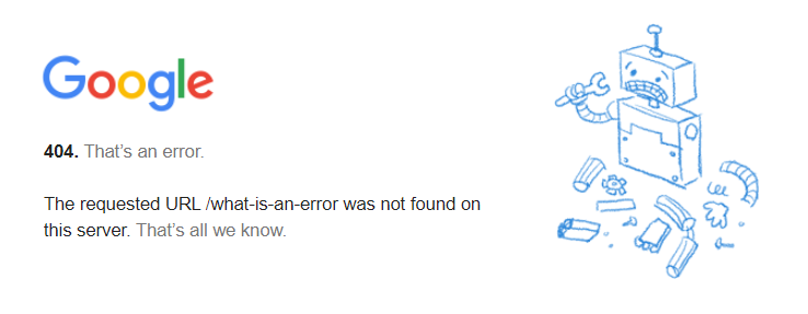 Error 404 - Page Not Found